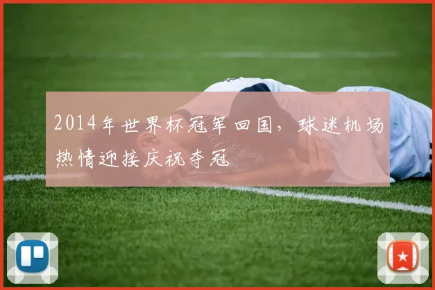 2014年世界杯冠军回国，球迷机场热情迎接庆祝夺冠